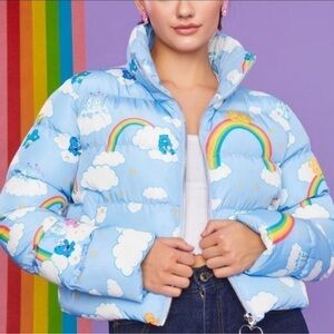 Care Bears Retro Puffer Jacket M